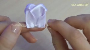 ? Посмотрите какие НЕЖНЫЕ ❤️️ Очень Простые и такие КРАСИВЫЕ ЦВЕТЫ из ЛЕНТ!! Ribbon Flowers/Ola ame