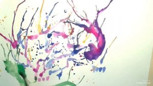 Техника рисования КЛЯКСОГРАФИЯ