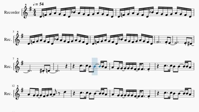 SUPER EASY Recorder Sheet Music: How to play Music For a Sushi Restaurant by Harry Styles смотреть онлайн
