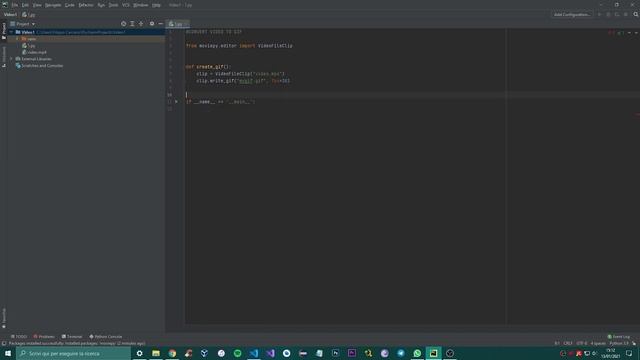 Convert Video to GIF in two minutes - PyCharm Python - Tutorial #54 смотреть онлайн