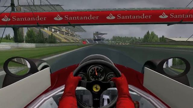 rFactor, F1 1976, Ferrari 312 T2, Niki Lauda, Nürburgring, light rain, onboard смотреть онлайн