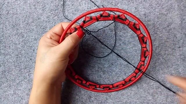 DIY Mandala Effect String Art Macrame Dreamcatcher | Macrame Wall Hanging Room Decoration Ideas смотреть онлайн