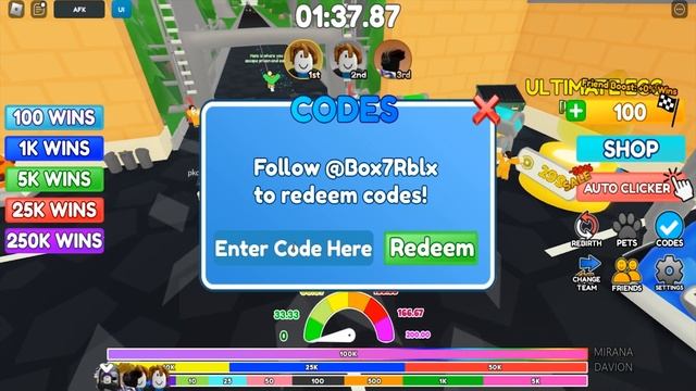 Roblox Prison Race Clicker New Codes April 2023 смотреть онлайн