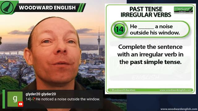 English Past Tense Irregular Verbs - Fun English Quiz - LIVE English lesson смотреть онлайн