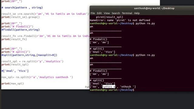 Python RegEx in tamil -II | Python Regular Expressions Tamil Tutorial | Python Tutorial смотреть онлайн