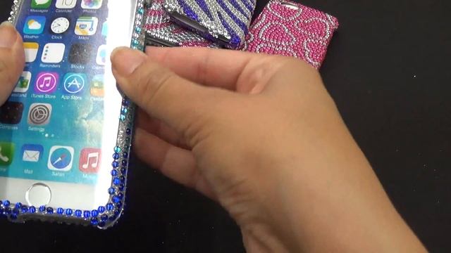 Apple iPhone 6 Diamond Bling Hard Cover Case Overview By CellCasesUSA смотреть онлайн