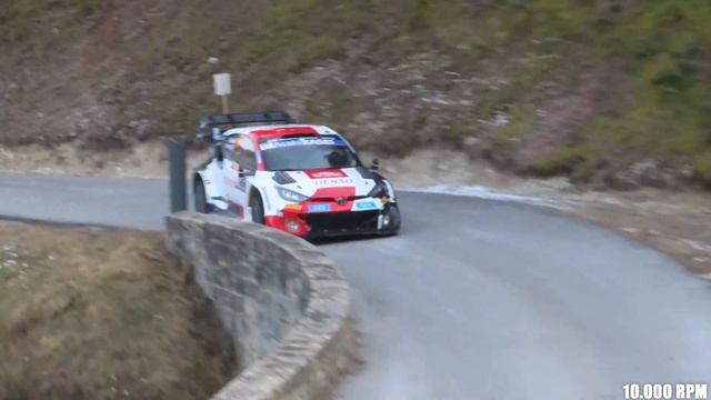 Sébastien Ogier Wins! | Rallye Monte-Carlo 2023 | Toyota GR Yaris Rally1 | 10.000 RPM смотреть онлайн