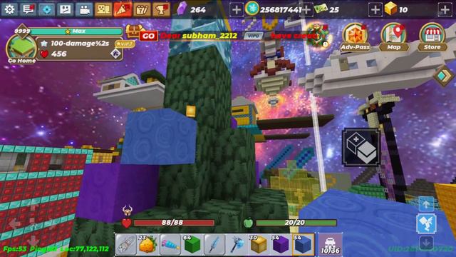 Строю ёлку в скай блоке! Blockman GO смотреть онлайн