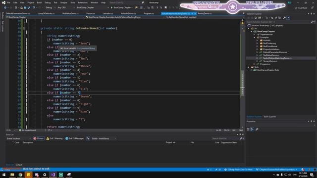 C# Boot Camp. Chapter 3: C#. Lesson 3: Null related operators and more sugar P1 смотреть онлайн