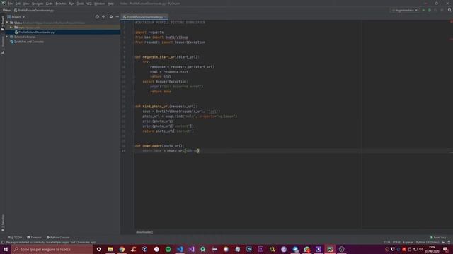 Instagram Profile Picture Donwloader - PyCharm Python - Tutorial #17 смотреть онлайн