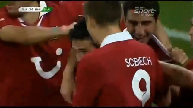 Slask Wroclaw 3-5 Hannover Schmeidebach смотреть онлайн