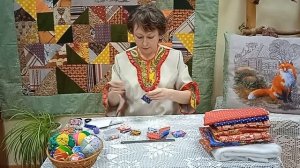 Мастер класс по пошиву лоскутного Хотьковского мячика