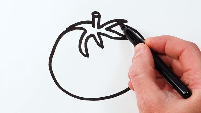 Рисуем фломастерами. Простой милый рисунок. Рисование для детей смотреть онлайн