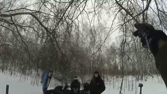 ПЕРВЫЙ видос в 2024 ГОДУ! Угараем на снегоходе. смотреть онлайн