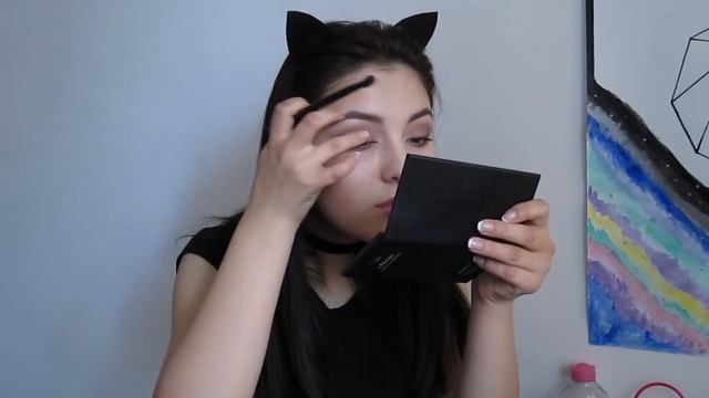 Макияж кошки на хэллоуин | Halloween Cat makeup смотреть онлайн