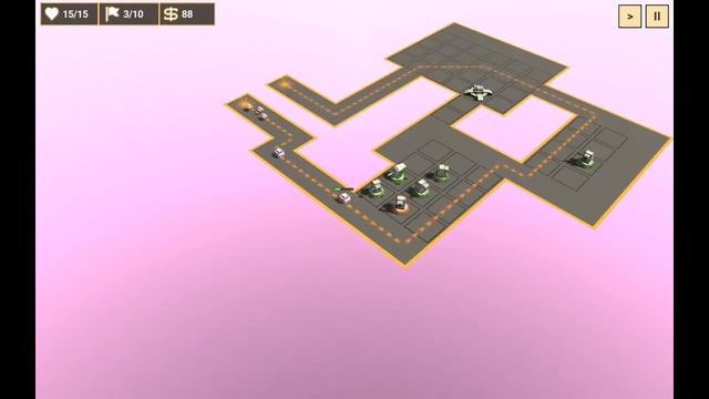 Обзор мобильной игры Grid defense + 1 и 2 уровни прохождение смотреть онлайн