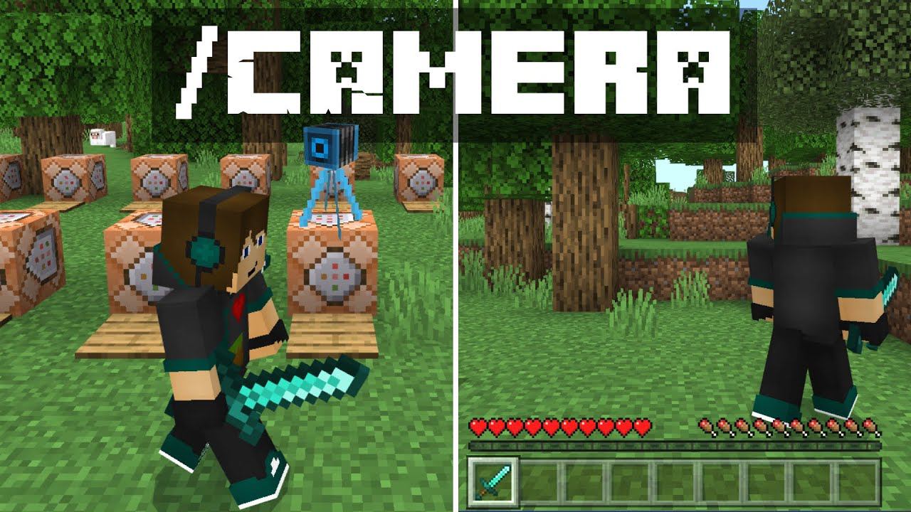 НОВЫЙ ВИД Камеры с КОМАНДОЙ /camera в Майнкрафт ПЕ (Бедрок) - Обновление Minecraft смотреть онлайн