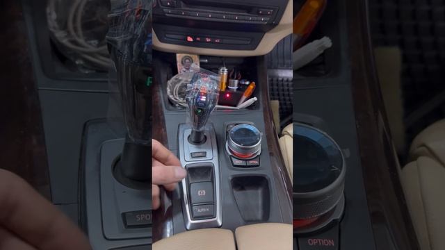 BMW X5 E70 Установка Ручки АКПП Crystal, кнопки старт стоп и джойстика смотреть онлайн