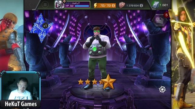 ТРЕТИЙ 7* ЧЕМПИОН + 6* космо-техники | Открытие кристаллов [Marvel Contest of Champions] смотреть онлайн