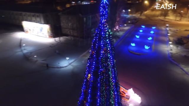 Урай. Елка на площади ТПП "УНГ" смотреть онлайн