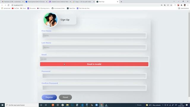 formik and yup (React) смотреть онлайн