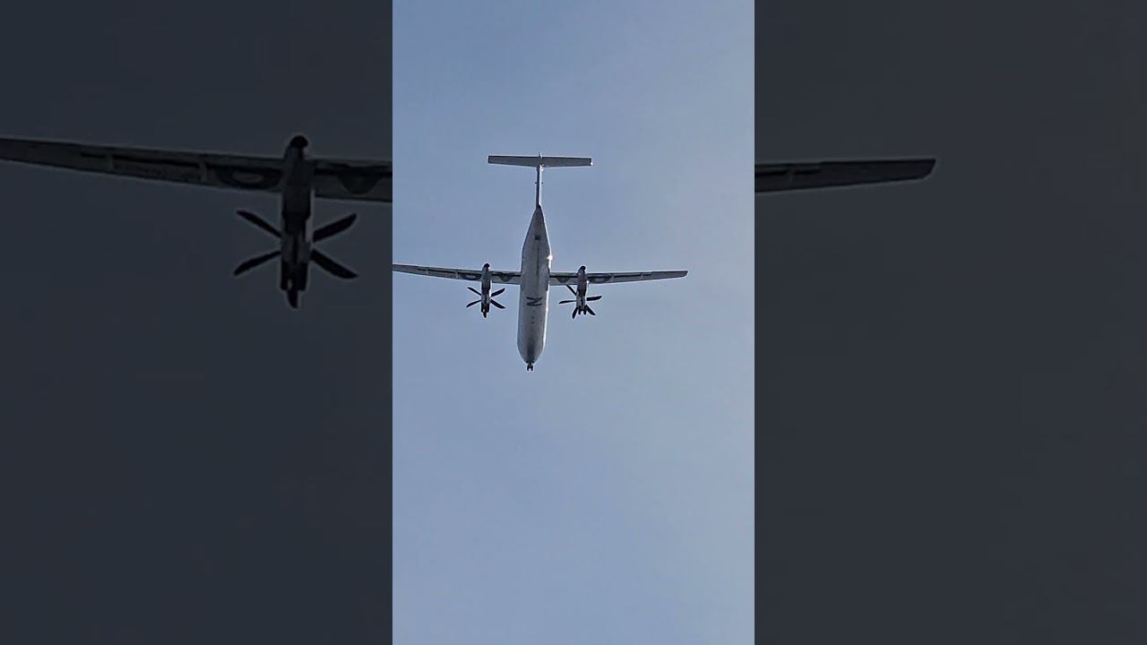 De Havilland Canada Dash 8-400. #short #shorts #airport #fly #sky смотреть онлайн