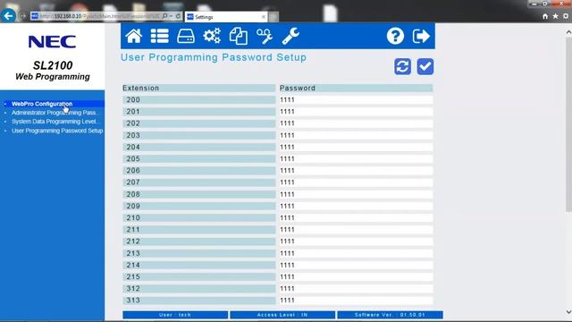 NEC SL1000 SL2100 programming and configuration using Webpro REVIEW смотреть онлайн