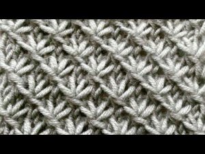 Узор ЗВЁЗДОЧКИ СПИЦАМИ. НЕВЕРОЯТНО легкий и красивый. Мастер класс. Вязание спицами узоры