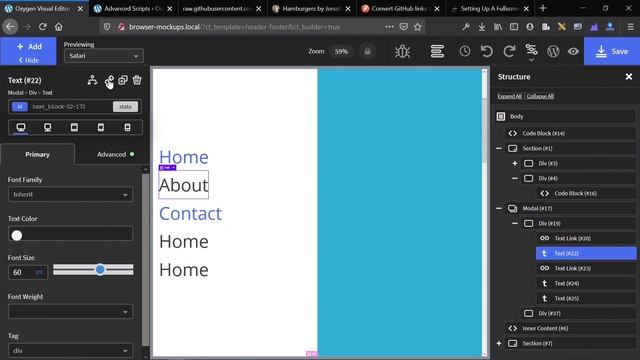 Making A Fullscreen Overlay Menu On Oxygen Builder (TUTORIAL) смотреть онлайн