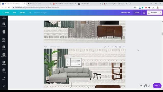 How to Make an Interior Design Moodboard in Canva | No Photoshop | Tutorial смотреть онлайн