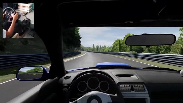 Subaru WRX STI on Nurburgring | BeamNG Drive Logitech G29 смотреть онлайн