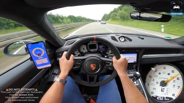 PORSCHE 911 GT2 RS 349км/ч POV
