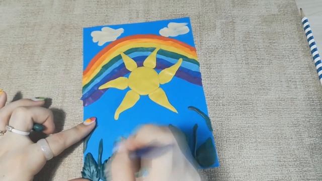 Картина из пластилина "После дождя" смотреть онлайн