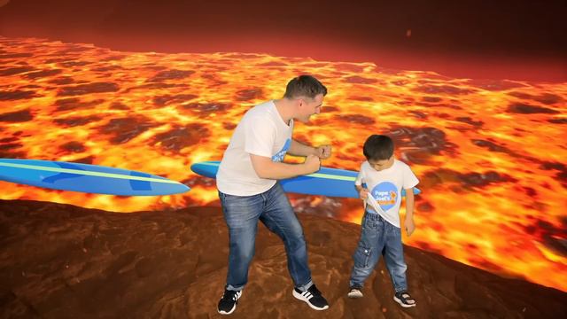 Dragon Hunt 2 The Floor is Lava 🌋 | Brain Break Dance | Papa Joel's English Songs for Kids смотреть онлайн