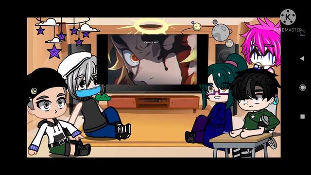 ANIME CHARACTERS REACT TO EACH OTHER || AKAZA || Pt. 3 смотреть онлайн
