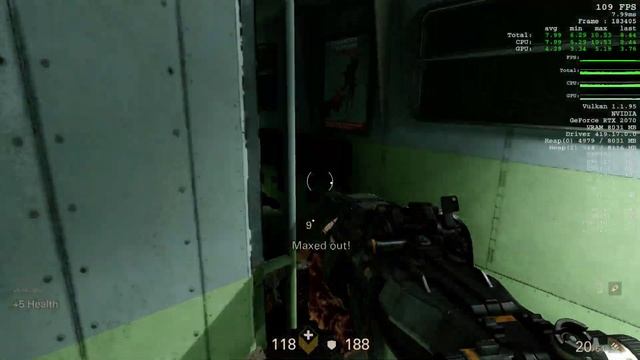 Wolfenstein 2: The New Colossus RTX 2070 8GB ASUS SCAR II GL504GW Max settings! смотреть онлайн