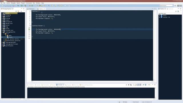JavaFX Tutorial #12 - JavaFX mit CSS смотреть онлайн