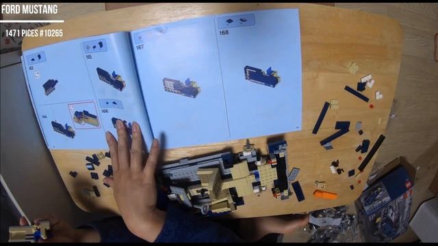 Assembling LEGO MUSTANG #10265 смотреть онлайн