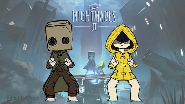 Spooky Nightmares / Basically Little Nightmares II - Animation (SPOILERS!) смотреть онлайн