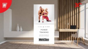 POWER TRAINING с Сергеем Кусакиным и Евгенией Алтуховой | 24 декабря 2023 | World Class