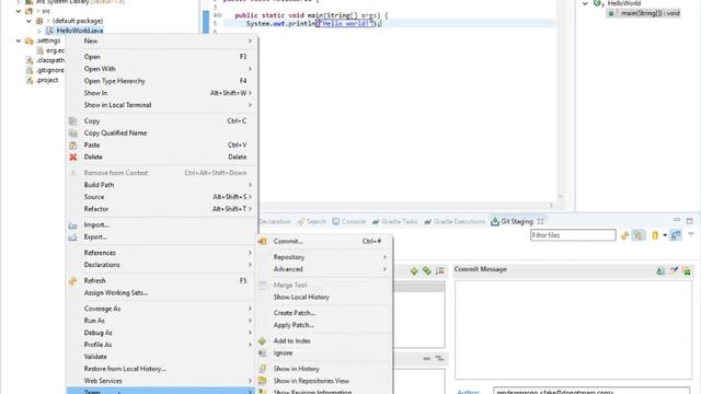 EGit Eclipse with GitHub Tutorial смотреть онлайн