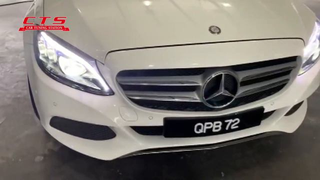 W205 Multibeam intelligent Headlight Effect Video Demo смотреть онлайн
