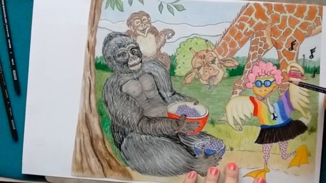 Groovy Goose, meets Gorilla, Book ART in d' Making-:-Tumpsky and Mrs. Small смотреть онлайн