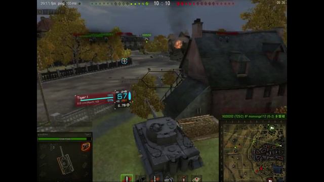 World of Tanks with Linux 20160106 TigerⅠ смотреть онлайн