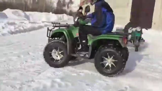 Квадроцикл Stalker-250 HUMMER и ИЖ юпитер 5 ЗИМНИЙ ДРИФТ смотреть онлайн