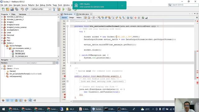Video socket en netbeans java chat cliente/servidor смотреть онлайн