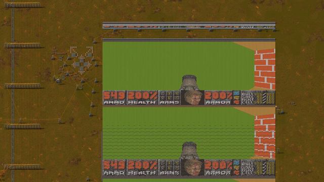 Raycasting engine in Factorio 1.1 (unmodded) - doom UI - Facto-RayO v2.1 смотреть онлайн