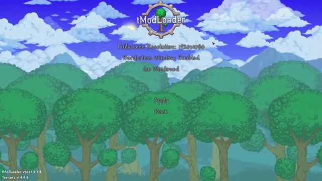 How to go full screen on TModLoader. смотреть онлайн