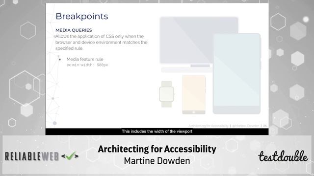 Architecting for Accessibility | Martine Dowden | Reliable Web Summit 2021 смотреть онлайн