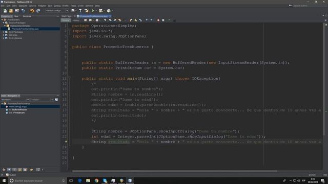 Lectura y Escritura usando JOptionPane смотреть онлайн